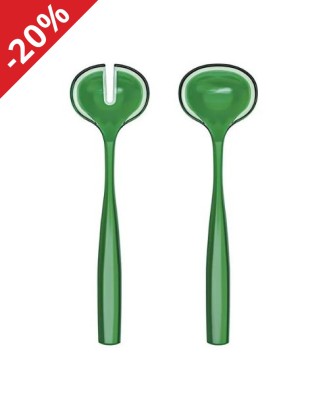 Set 2 piese pentru servirea salatei, 28 cm, verde, Dolcevita - GUZZINI
